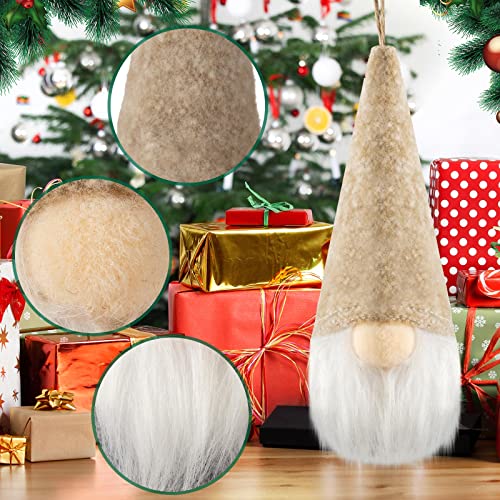 Vinsot 24 Pcs Christmas Hanging Gnome Ornaments Bulk - Cute Holiday Tree Decor