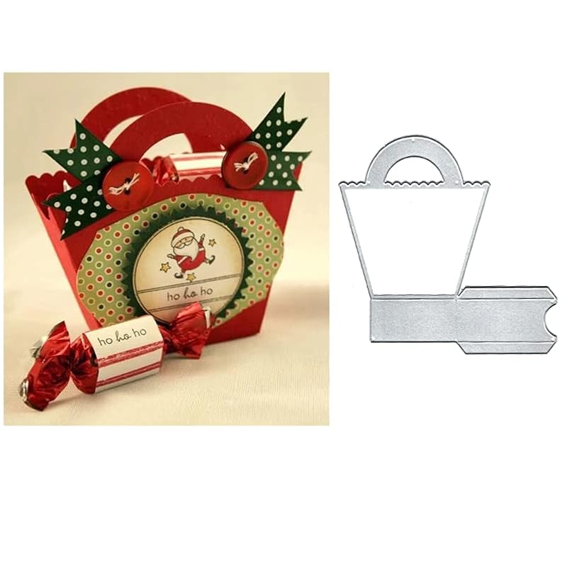 Christmas Candy Bag Die Cutting Stencil Set for Scrapbooking & Cards