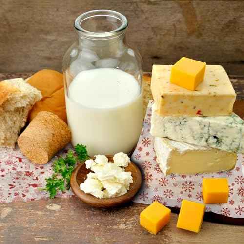 WorldBazaar Christmas Wax Paper Sheet 100PCS Snowflakes Parchment Paper Christmas Food Wrapping Paper Wax Baking Liner Christmas Party Supplies