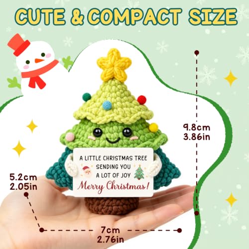 Merry Christmas Mini Crochet Tree Gift for Women – Crosheet