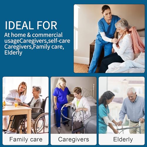 Sameky Bedside Commode Liners with Absorbent Pads 1 Pack of 100 - Universal Fit