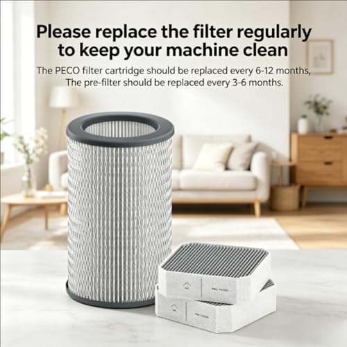 Replacement Air Purifier Filters Pack for Molekule Large Room - HEPA & Activated Carbon