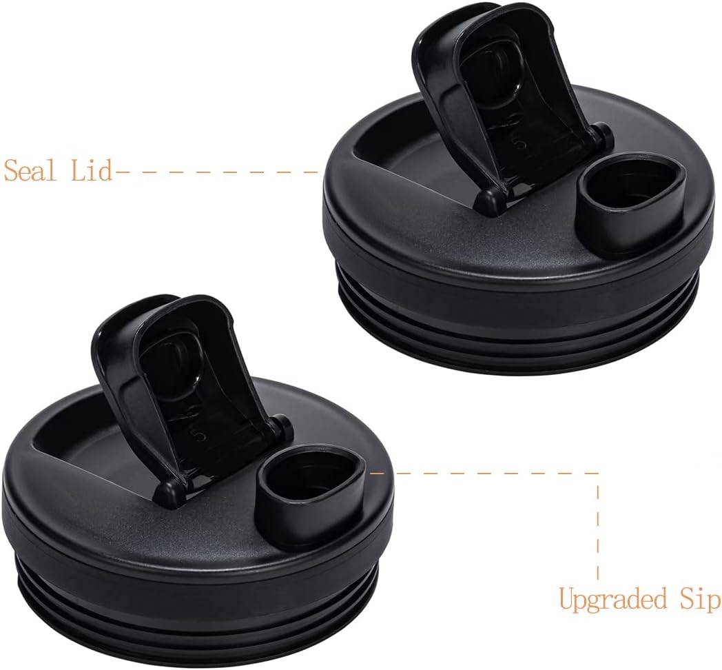 Ninja 32oz Replacement Cups - Compatible with Nutri BN401, BN800, Upgraded Sip & Seal Lids | 2 Pack
