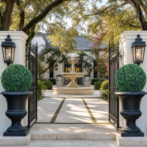 22 in. Artificial Boxwood Balls, Set of 2, Assembly Required