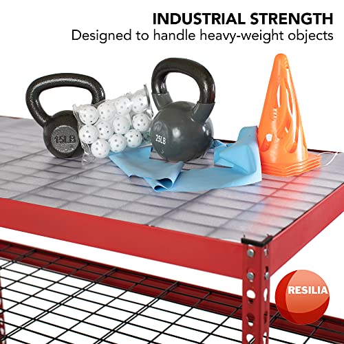 RESILIA 24x72 Inch Clear Shelf Liners Set of 4 Heavy Duty Waterproof Vinyl for Wire Shelving