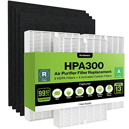3-Pack Compatible Air Filters for Honeywell HPA300 Air Purifier - Includes Pre-Filters