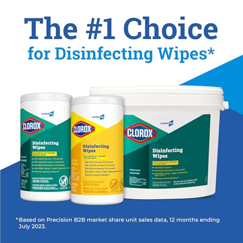 CloroxPro Disinfecting Wipes Fresh Scent, 700 Count - EPA Registered Germ & Virus Sanitizer