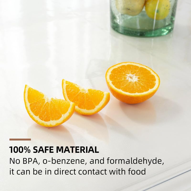 Warmstar Clear Table Cover Protector 36x60 Inch, 1.5mm Thick, Food Safe & Heavy Duty