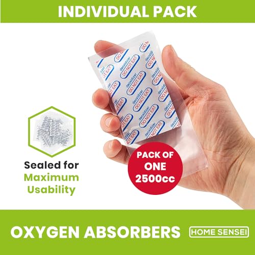 17 x 27 Inch 5 Gallon Mylar Food Storage Bags with Oxygen Absorbers - Thick Resealable Pack