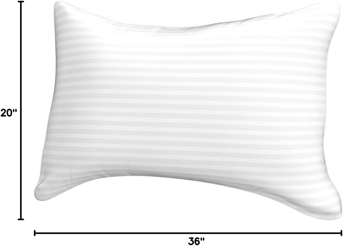 Beckham Hotel Collection King Size Bed Pillows - Set of 2 Down Alternative for All Sleep Positions