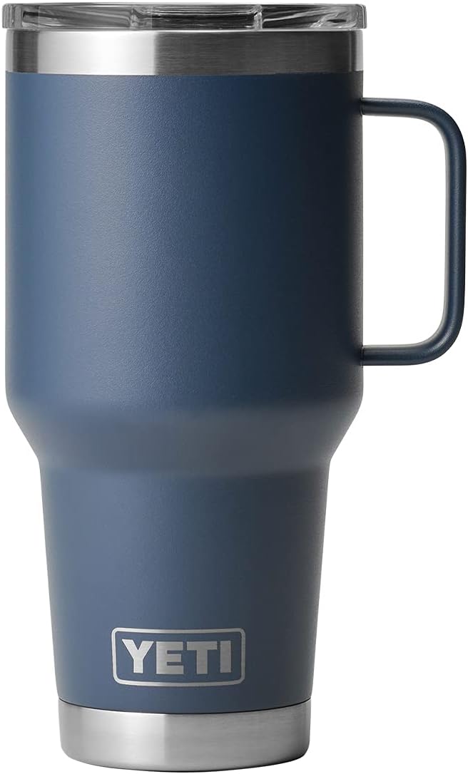 YETI Rambler 30 oz Travel Mug - Stainless Steel, Vacuum Insulated with Stronghold Lid