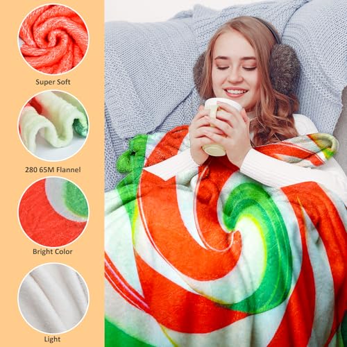 Sylfairy Bread Throw Blanket, Burritos Tortilla Toast for Kids and Adults, Novelty Giant Microfiber Bed Blanket, Soft and Comfortable (Sugar)