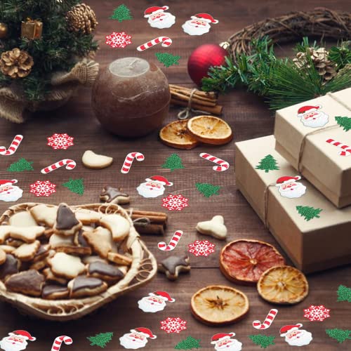 200 Pcs Glittery Christmas Tree Confetti - Table & Baby Shower Decorations for Christmas & Birthday Parties