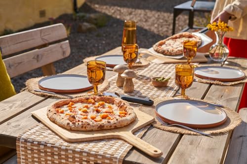 Ooni 14” Bamboo Pizza Peel - 22.6" L x 14" W Wooden Pizza Spatula & Serving Board
