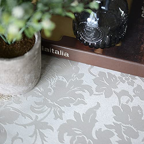 ARTABLE Light Brown Lace Table Runner 16x60 Inch Macrame Dresser Scarf