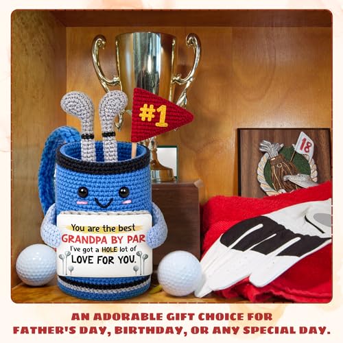 Grandpa Gifts - Christmas Golf from Grandkids Grandson Granddaughter