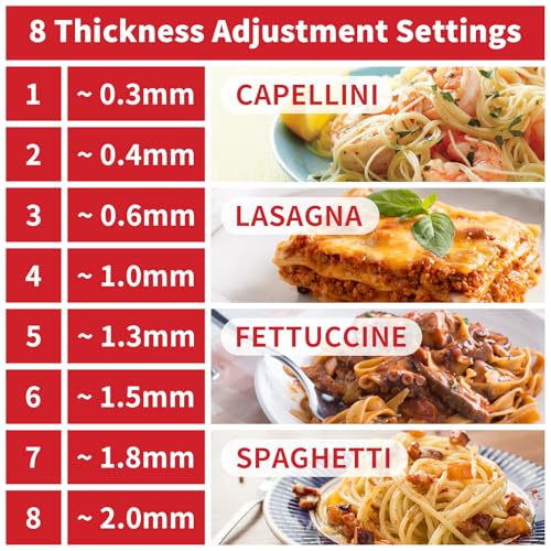 Mavouse All Metal 3-in-1 Pasta Maker Attachment for KitchenAid Stand Mixers