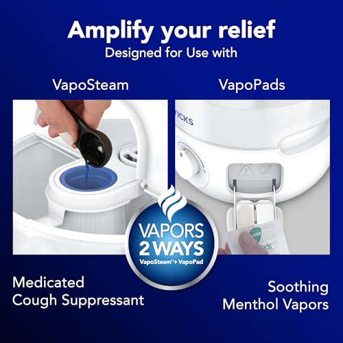 Vicks EasyCare Top Fill Cool Mist Humidifier for Bedrooms, Filter-Free