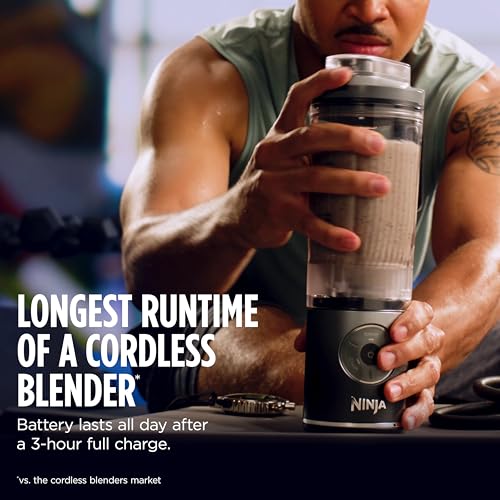 Portable Blender 22oz Blue Raspberry - Detachable, Cord-Free, Auto IQ