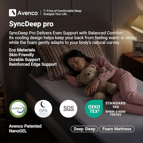 Twin 6 Inch Memory Foam Mattress with Breathable Cover - Deep Sleep