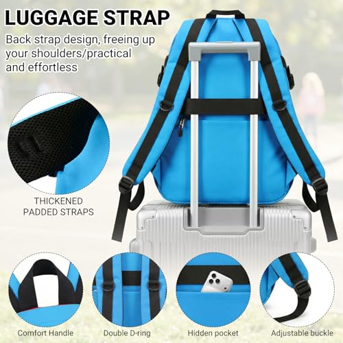 TILYTADLY 4-Piece School Backpack Set for Boys - Red-Blue Video Game Bookbag with Lunch Box & Detachable Waist Bag for Ages 6-18