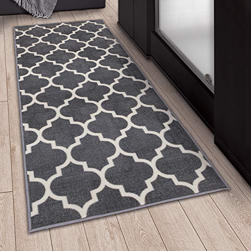 Prest-O-Fit 5-0269 Decorian 2-Piece RV Rug Set - Fossil Gray