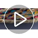 6 Feet Round Multi Color Jute Chindi Rag Rug - Handwoven Area Rug