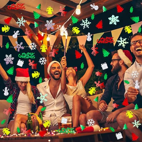 MARFOREVER Christmas Day Confetti Glitter Table Decorations Party Confetti