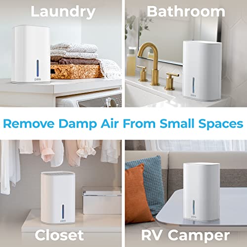 Mini Dehumidifier with 27 oz Water Tank - Portable Small Moisture Absorber