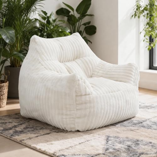 Bean Bag Chair for Adults, Comfy Bedroom, Floor Chairs Living Room,
