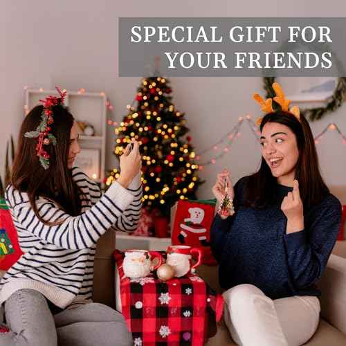 2D Flat Music Ornaments for Christmas Tree, Music Gifts for Men, Women, Techer, Musical Gifts for Musincians, Choir, Producer, Instruments, Piano, Guitar Lover, Singing Trinkets Themed Decor (Guitar)