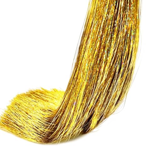 Wiaregom 10,000 Gold Iridescent Tinsel for Christmas Tree, Party & Wedding Decor