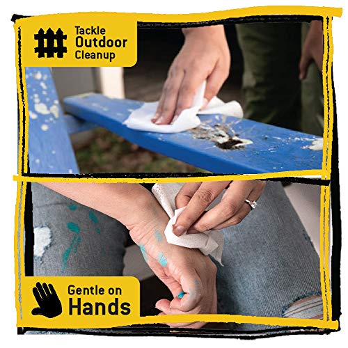 Heavy-Duty Multi-Surface Cleaning Wipes 3-Pack - XL 10 x 12 Inch Dual-Texture Wipes for Grease & Ink Removal
