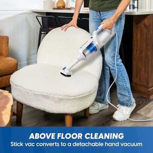 Vacmaster Corded 2-in-1 Stick Vacuum Cleaner Ultra-Lightweight & Versatile