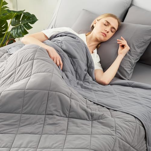 Dark Grey King Size Cooling Blanket Cozy Bliss Q-Max 0.45 Ultra-Light Breathable Bed Cover