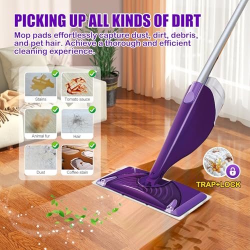 100 Pack Disposable WetJet Mop Pads for Swiffer Wet Jet - Thick & Super Absorbent