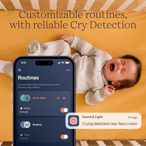Baby Night Light and Sound Machine - Soothing Sleep & Calm Lighting