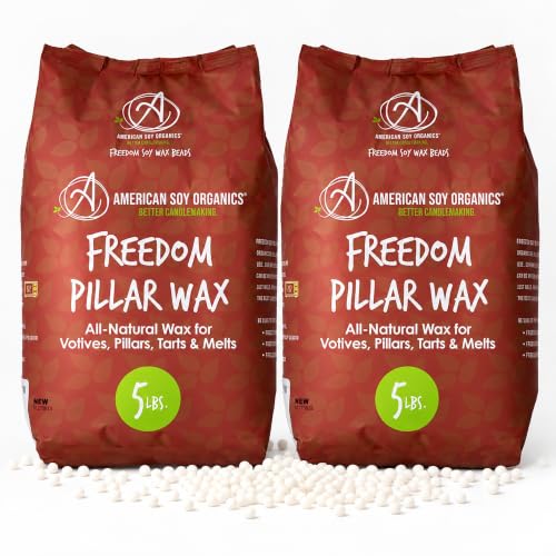 10 lbs Soy Wax Beads for Candle Making - Natural Paraffin-Free Candle Wax