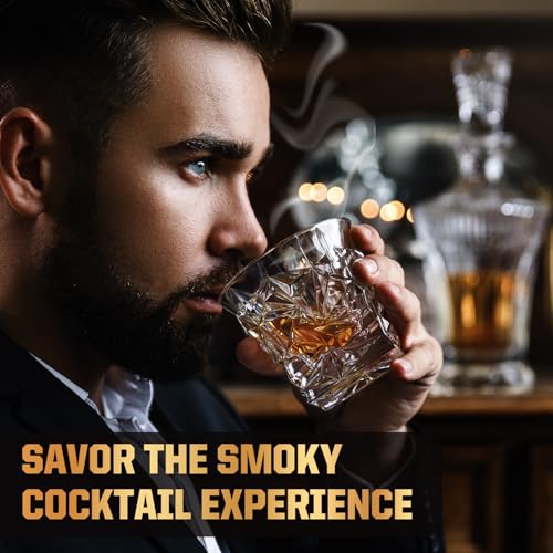Black Whiskey Advent Calendar 2026 with Smoker Kit for Men, 24-Day Holiday Gift
