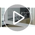 36x36 Inch LED Bathroom Mirror - Anti-Fog Rectangular Vanity Mirror with Touch Dimming, Color Temp & Memory - White