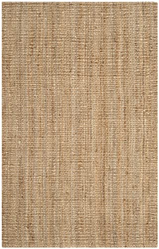 Natural Fiber Accent Rug 3x5 - Handwoven Jute Area Rug - Neutral