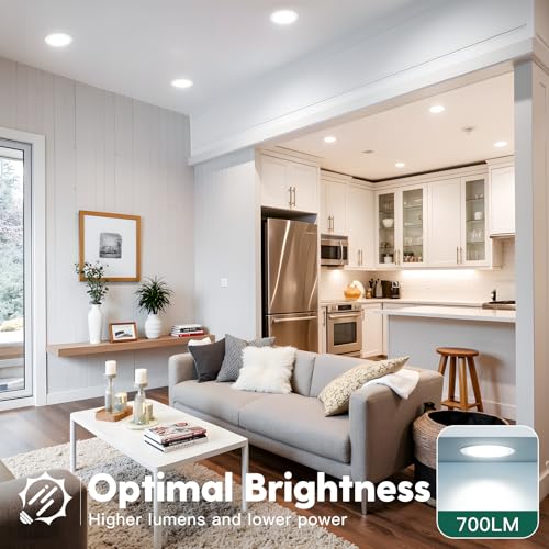 24 Pack 4 Inch LED Recessed Lights with Junction Box, 5CCT, 700 Lumens