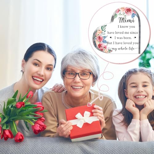 Soaoo Mimi Gifts Acrylic Desk Sign for Grandma - Classic Style