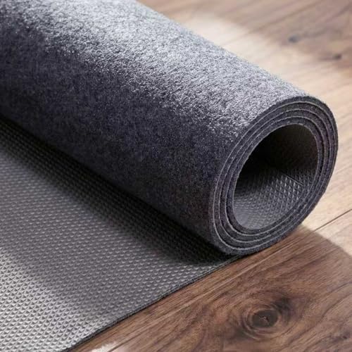 TravLand 9' x 12' Non-Slip Felt & Rubber Rug Pad - Waterproof Grippy Underlay for Hardwood & Tile Floors