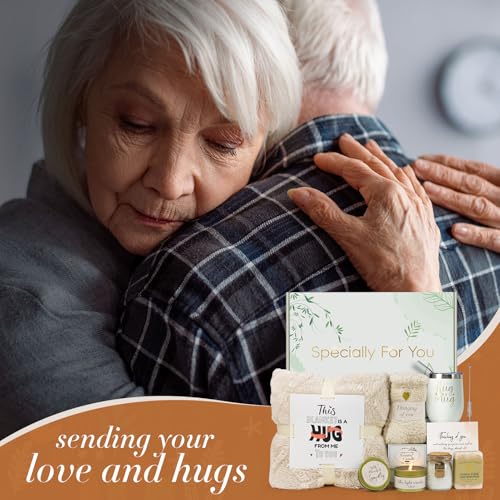 Fyroax Mhlw01 Sympathy Gift Basket for Loss of Loved Ones - Bereavement Care Package for Women & Men