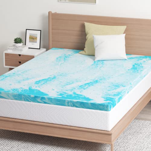 3 Inch Twin Gel Memory Foam Mattress Topper - Pressure Relief, Breathable AeroFusion