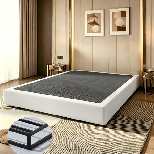 YORTHEN Queen Box Spring 7 Inch Heavy Duty Metal Foundation - Easy Assembly