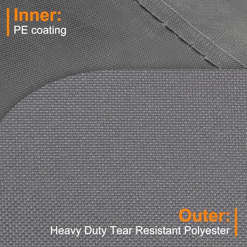 NettyPro Large Rolling Storage Bag for Christmas Trees Cushions and Patio Items 65L Grey - 1 Pack
