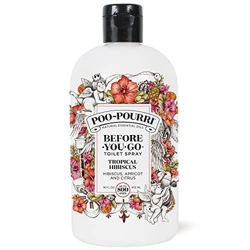Poo-Pourri Before-You-Go Toilet Spray Refill - Tropical Hibiscus - 16 Fl Oz