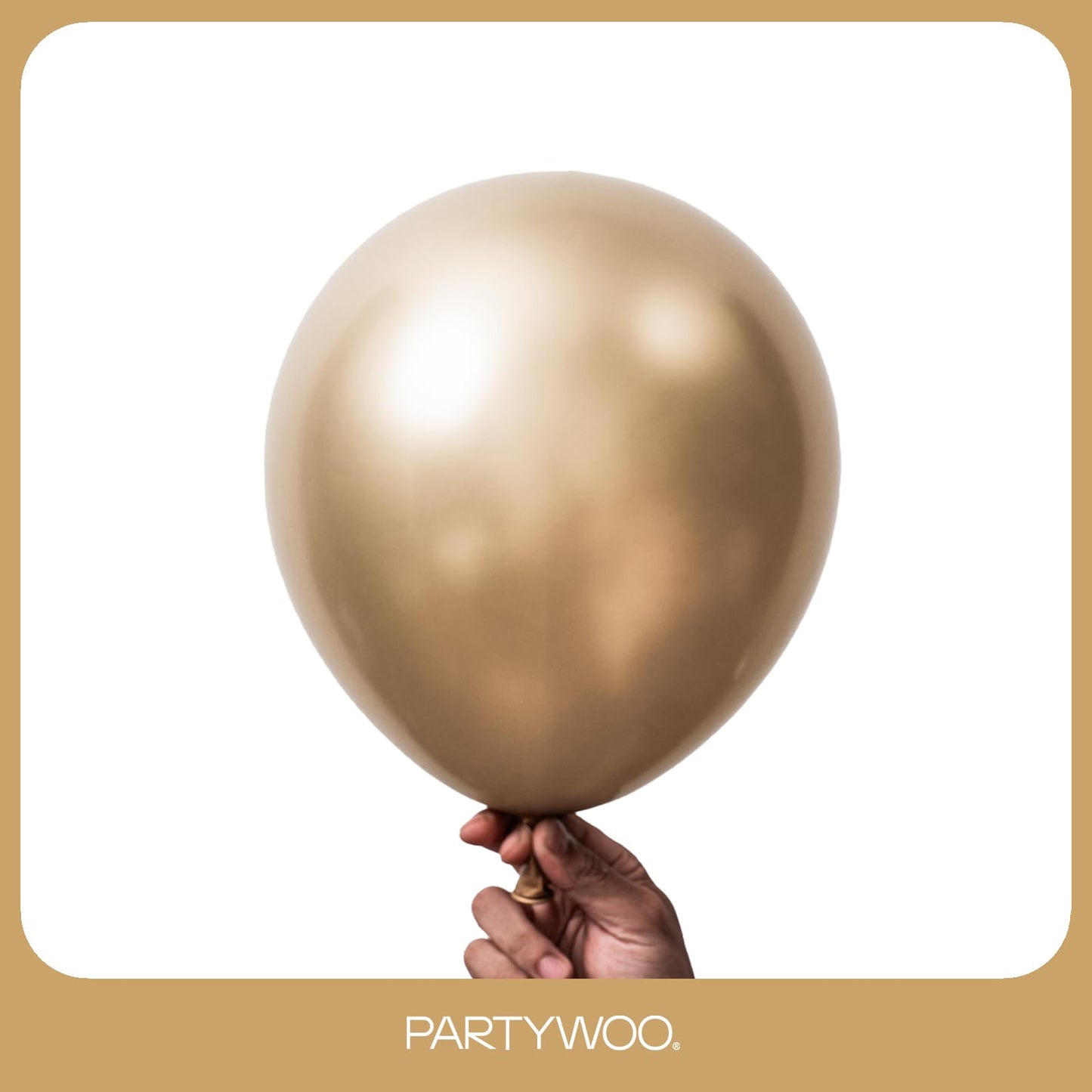 PartyWoo Metallic Gold Balloons 128pcs Different Sizes of 18 12 10 5 Inch Chrome Gold Balloon Arch Kit Garland for Birthday Graduation Baby Shower Wedding Bachelorette Party Decorations Gold-G127
